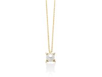 Collana Miluna Donna PERLE 375 in Oro Perla PCL6514X